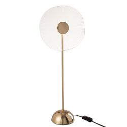 LAMPE LED FLEUR MET/PLAST OR L 23.5*23.5*50CM - J-LINE