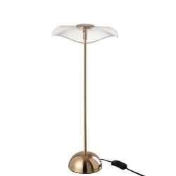 LAMPE LED FLEUR MET/PLAST OR L 23.5*23.5*50CM - J-LINE