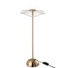 LAMPE LED FLEUR MET/PLAST OR L 23.5*23.5*50CM - J-LINE
