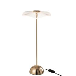 LAMPE LED FLEUR MET/PLAST OR L 23.5*23.5*50CM - J-LINE