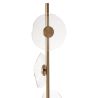 LAMPADAIRE LED FLEUR MET/PLAST OR 25*25*150CM - J-LINE