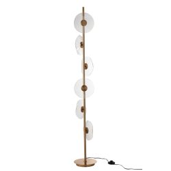 LAMPADAIRE LED FLEUR MET/PLAST OR 25*25*150CM - J-LINE