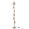 LAMPADAIRE LED FLEUR MET/PLAST OR 25*25*150CM - J-LINE