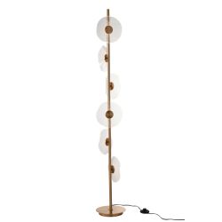 LAMPADAIRE LED FLEUR MET/PLAST OR 25*25*150CM - J-LINE