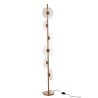 LAMPADAIRE LED FLEUR MET/PLAST OR 25*25*150CM - J-LINE
