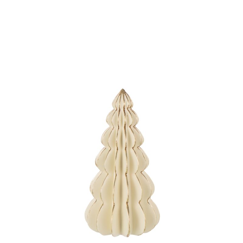 ARBRE ORIGAMI BLANC/DORE M - J-LINE