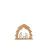 CRÈCHE DANS ARBRE BOIS DE MANGUIER BLANC/NATUREL S - J-LINE