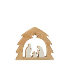 CRÈCHE DANS ARBRE BOIS DE...