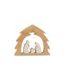 CRÈCHE DANS ARBRE BOIS DE MANGUIER BLANC/NATUREL M - J-LINE