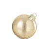 BOULE DE NOEL LED VERRE DORÉ M 20X20X20CM - J-LINE