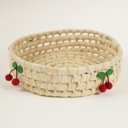 CEREZA PLATEAU ROND CERISES 30CM - HOME EDELWEISS
