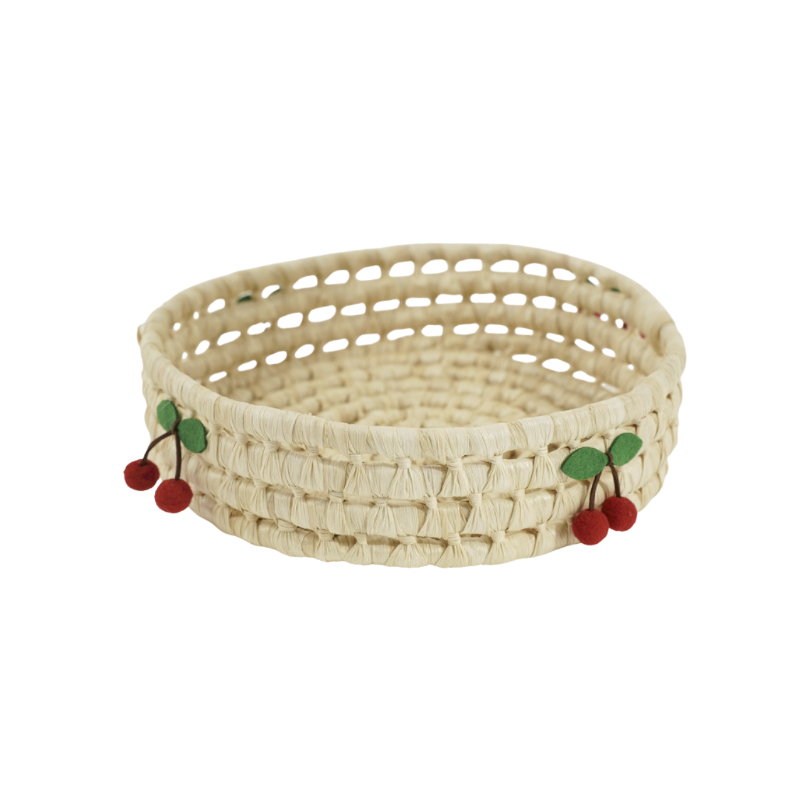 CEREZA PLATEAU ROND CERISES 30CM - HOME EDELWEISS
