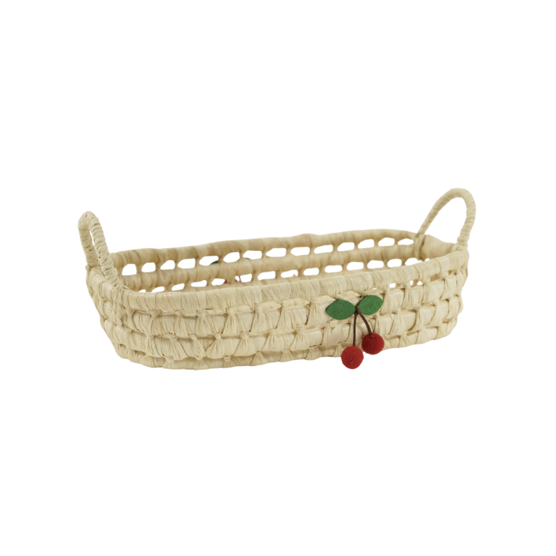 CEREZA PLATEAU OVAL CERISES 30CM - HOME EDELWEISS