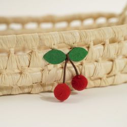 CEREZA PLATEAU OVAL CERISES 30CM - HOME EDELWEISS