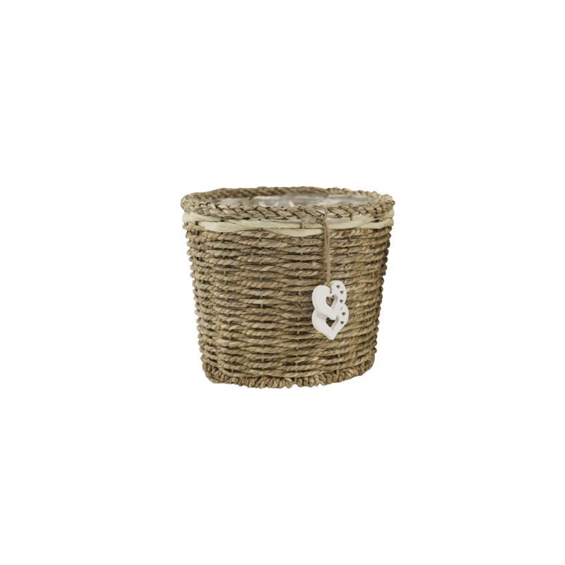 LUCINE PANIER COEUR M 19X19X16CM - HOME EDELWEISS