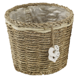LUCINE PANIER COEUR M 19X19X16CM - HOME EDELWEISS