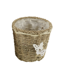 LUCINE PANIER PAPILLONS S 16X16X15CM - HOME EDELWEISS