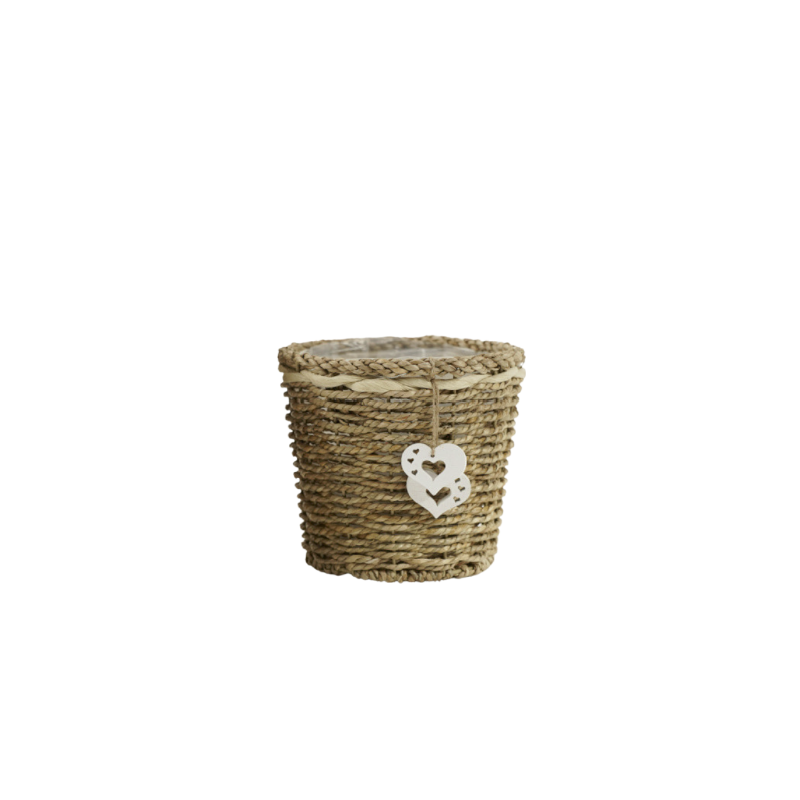 LUCINE PANIER COEUR S 16X16X15CM - HOME EDELWEISS