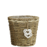 LUCINE PANIER COEUR S 16X16X15CM - HOME EDELWEISS
