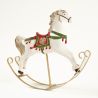 CHRISTMAS - CHEVAL À BASCULE 21CM - HOME EDELWEISS