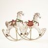 CHRISTMAS - CHEVAL À BASCULE 21CM - HOME EDELWEISS