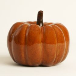 PUMPKIN - CITROUILLE ORANGE 13CM - HOME ELDEWEISS