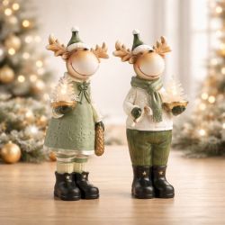CLOCHETO - CERF VERT 26CM...