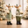 CLOCHETO - CERF VERT 26CM LED - HOME ELDEWEISS