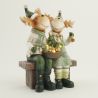 CLOCHETO - CERF  SUR BANC LED 25CM - HOME ELDEWEISS