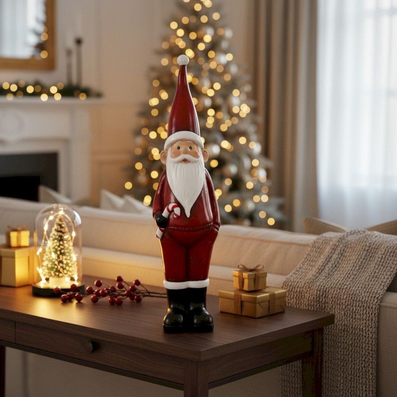 FESTIFUN - PÈRE NOËL ROUGE 31CM - HOME ELDEWEISS