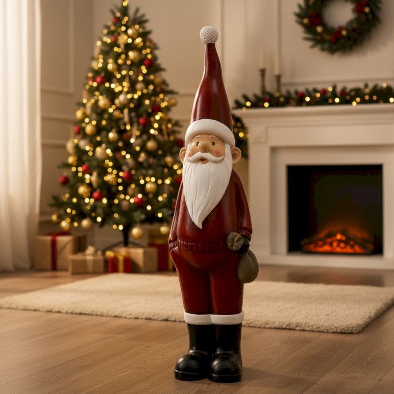 FESTIFUN - PÈRE NOËL ROUGE 81CM - HOME ELDEWEISS