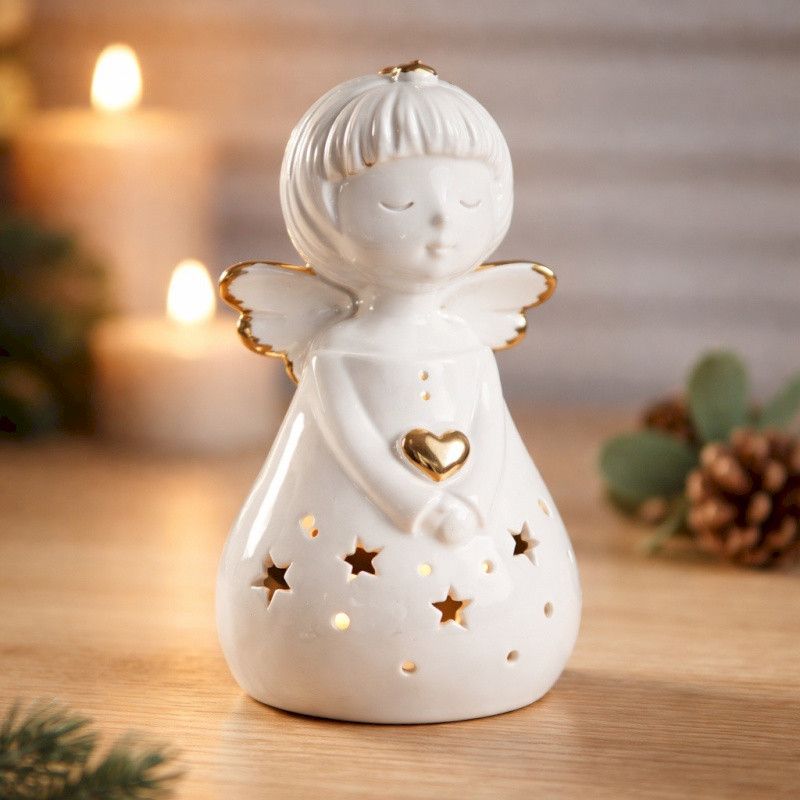 ANXO - ANGE PHOTOPHORE 22CM - HOME ELDEWEISS