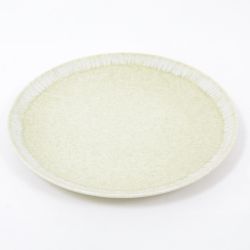 JUPITER - 6 ASSIETTES 25CM VERT/IVOIRE - HOME ELDEWEISS