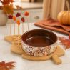 ELYNE - PLATEAU COUPELLE APÉRITIF FEUILLE - HOME EDELWEISS