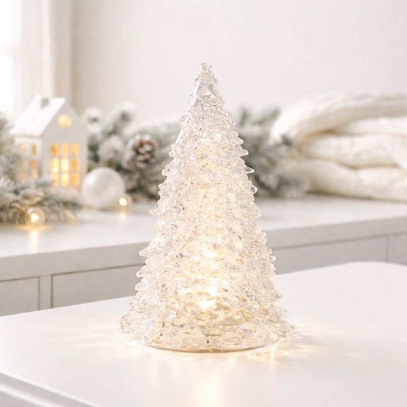 VILNIUS - SAPIN TRANSPARENT 19CM - HOME EDELWEISS