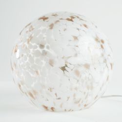 ALMERIA - LAMPE BOULE NUAGE BLANC/OR - HOME EDELWEISS