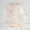 ALMERIA - LAMPE BOULE NUAGE BLANC/OR - HOME EDELWEISS