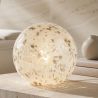 ALMERIA - LAMPE BOULE NUAGE BLANC/OR - HOME EDELWEISS