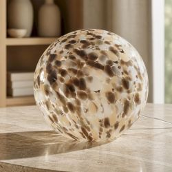 ALMERIA - LAMPE BOULE NUAGE BEIGE/GRIS/TAUPE - HOME EDELWEISS