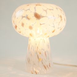 ALMERIA LAMPE CHAMPIGNON NUAGE BLANC/OR S - HOME EDELWEISS
