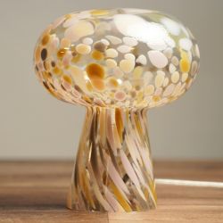 ALMERIA LAMPE CHAMPIGNON NUAGE ROSE/GRIS/TAUPE S - HOME EDELWEISS