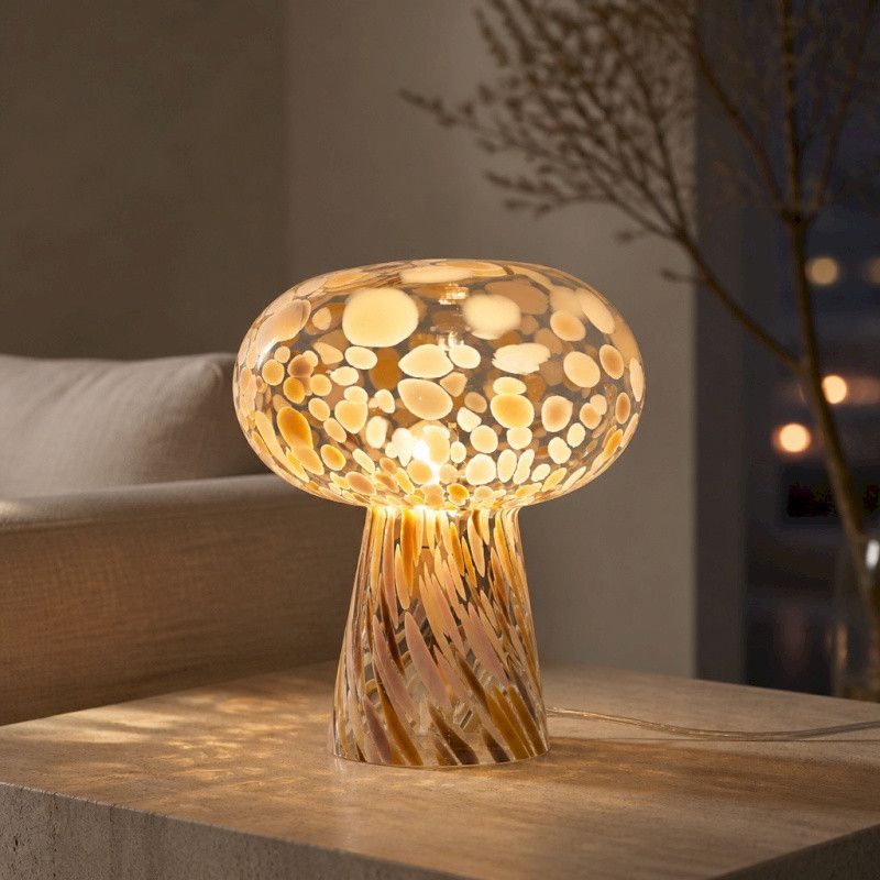 ALMERIA LAMPE CHAMPIGNON NUAGE ROSE/GRIS/TAUPE S - HOME EDELWEISS