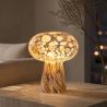 ALMERIA LAMPE CHAMPIGNON NUAGE ROSE/GRIS/TAUPE S - HOME EDELWEISS