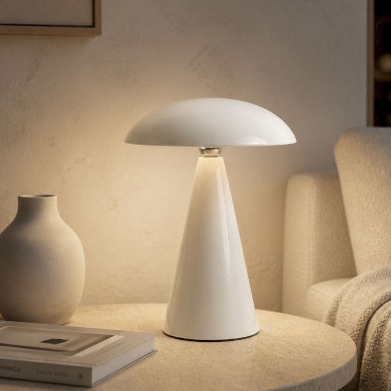 ORLANDO - LAMPE CHAMPIGNON LED 3W BLANCHE - HOME EDELWEISS