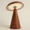 ORLANDO - LAMPE CHAMPIGNON LED 3W BOIS CLAIR - HOME EDELWEISS
