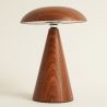 ORLANDO - LAMPE CHAMPIGNON LED 3W BOIS CLAIR - HOME EDELWEISS