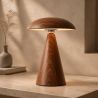 ORLANDO - LAMPE CHAMPIGNON LED 3W BOIS CLAIR - HOME EDELWEISS