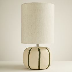 MALORY - LAMPE BOULE LIGNÉE 43CM - HOME EDELWEISS