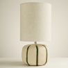 MALORY - LAMPE BOULE LIGNÉE 43CM - HOME EDELWEISS