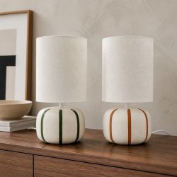 MALORY - LAMPE BOULE LIGNÉE...